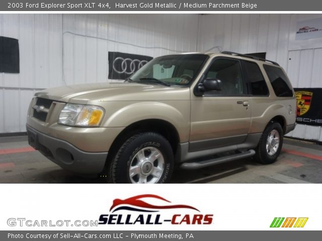 2003 Ford Explorer Sport XLT 4x4 in Harvest Gold Metallic