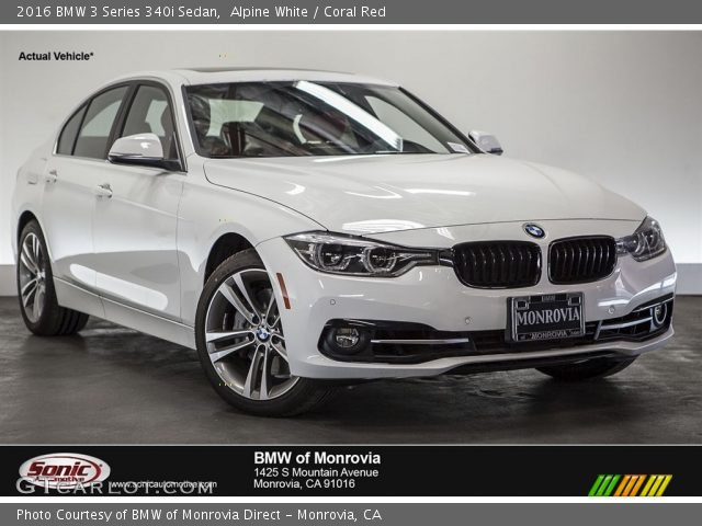 2016 BMW 3 Series 340i Sedan in Alpine White