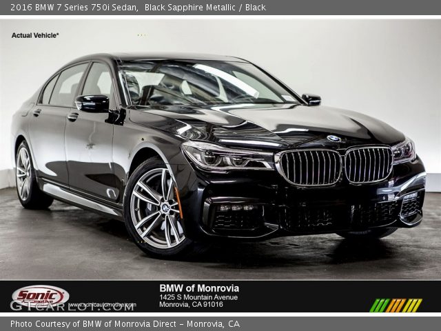 2016 BMW 7 Series 750i Sedan in Black Sapphire Metallic
