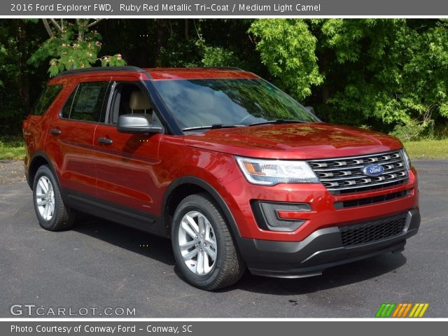 2016 Ford Explorer FWD in Ruby Red Metallic Tri-Coat