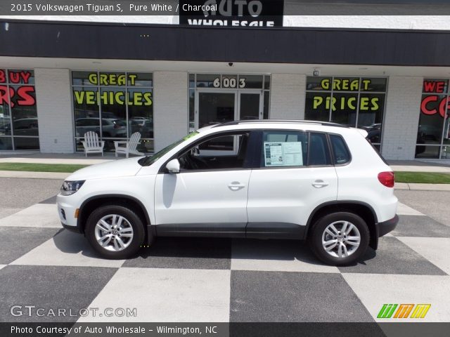 2015 Volkswagen Tiguan S in Pure White