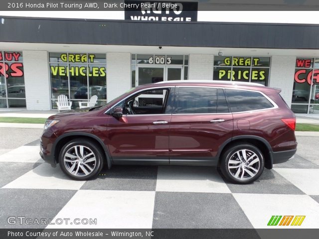 2016 Honda Pilot Touring AWD in Dark Cherry Pearl