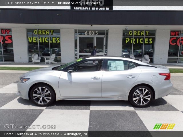 2016 Nissan Maxima Platinum in Brilliant Silver