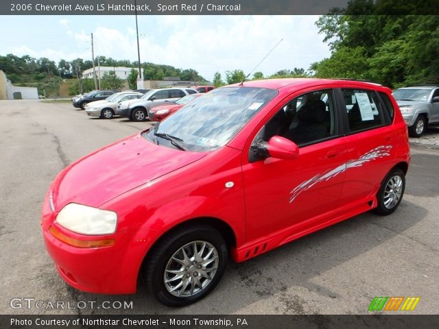 2006 Chevrolet Aveo LS Hatchback in Sport Red