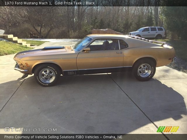 1970 Ford Mustang Mach 1 in Gold Priza Teek