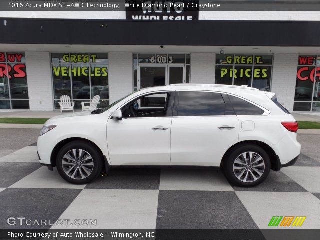 2016 Acura MDX SH-AWD Technology in White Diamond Pearl