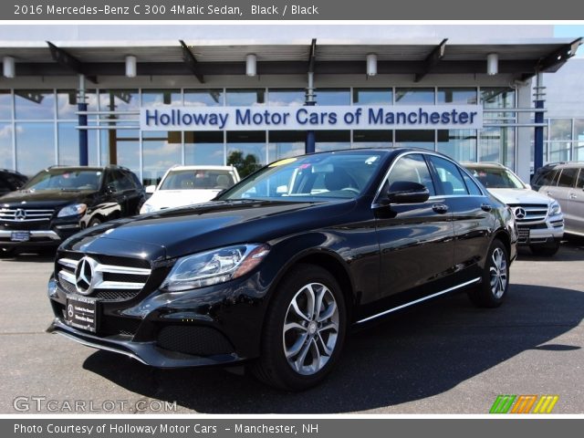 2016 Mercedes-Benz C 300 4Matic Sedan in Black