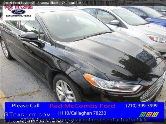 2016 Ford Fusion SE in Shadow Black