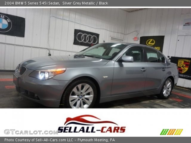 2004 BMW 5 Series 545i Sedan in Silver Grey Metallic