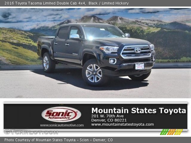 2016 Toyota Tacoma Limited Double Cab 4x4 in Black