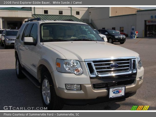 2008 Ford Explorer Eddie Bauer in White Suede