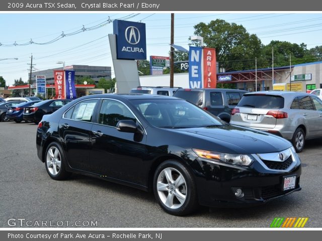 2009 Acura TSX Sedan in Crystal Black Pearl