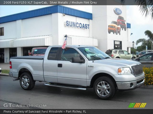 2008 Ford F150 XLT SuperCab in Silver Metallic
