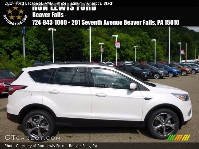 2017 Ford Escape SE 4WD in White Platinum