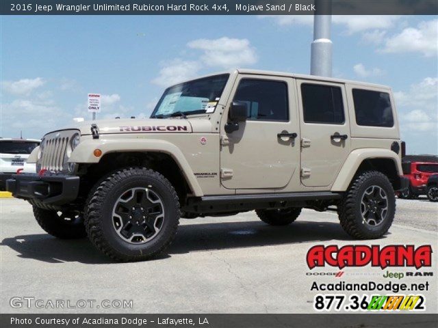 2016 Jeep Wrangler Unlimited Rubicon Hard Rock 4x4 in Mojave Sand