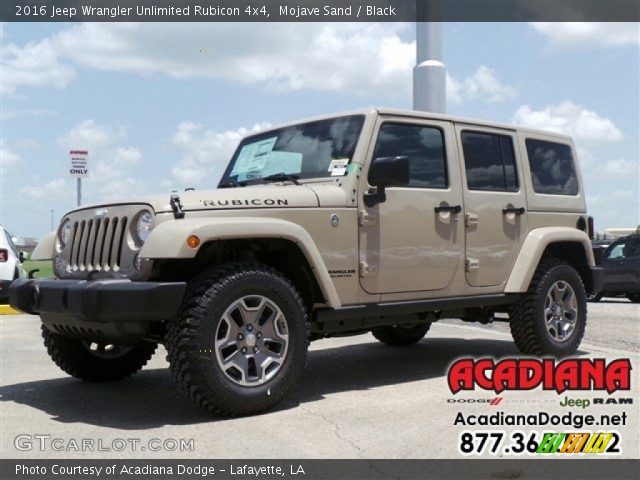 2016 Jeep Wrangler Unlimited Rubicon 4x4 in Mojave Sand