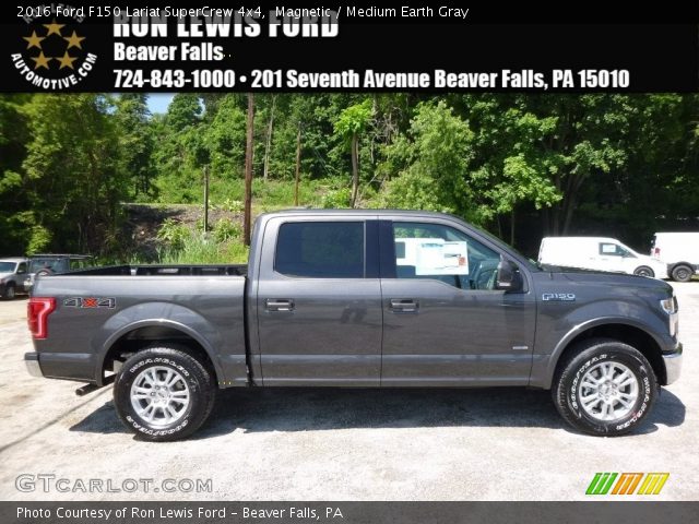 2016 Ford F150 Lariat SuperCrew 4x4 in Magnetic