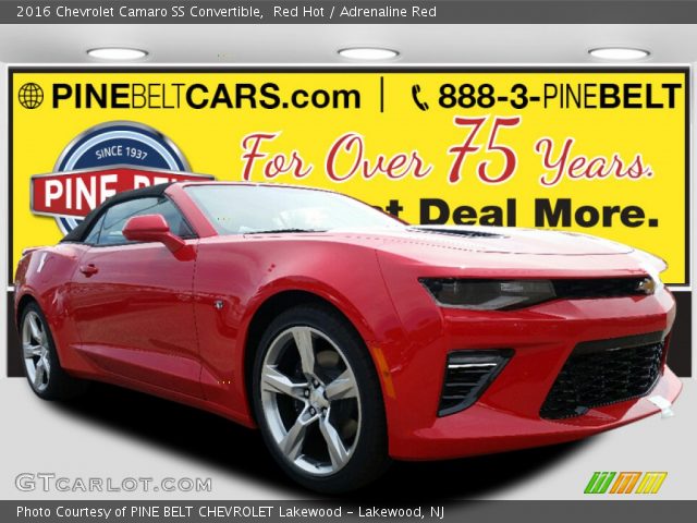 2016 Chevrolet Camaro SS Convertible in Red Hot
