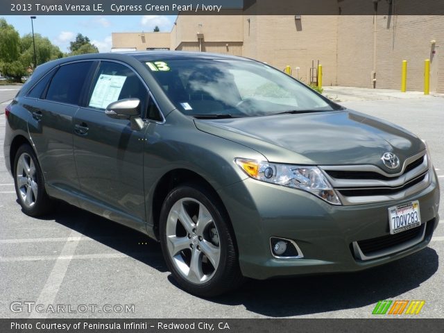 2013 Toyota Venza LE in Cypress Green Pearl
