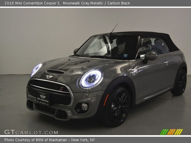 2016 Mini Convertible Cooper S in Moonwalk Gray Metallic