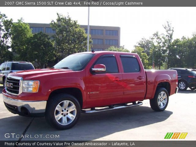 2007 GMC Sierra 1500 SLT Crew Cab 4x4 in Fire Red