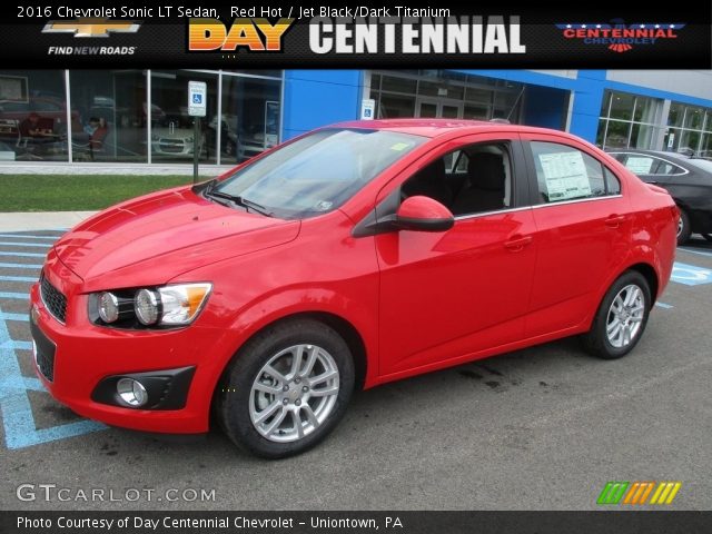 2016 Chevrolet Sonic LT Sedan in Red Hot
