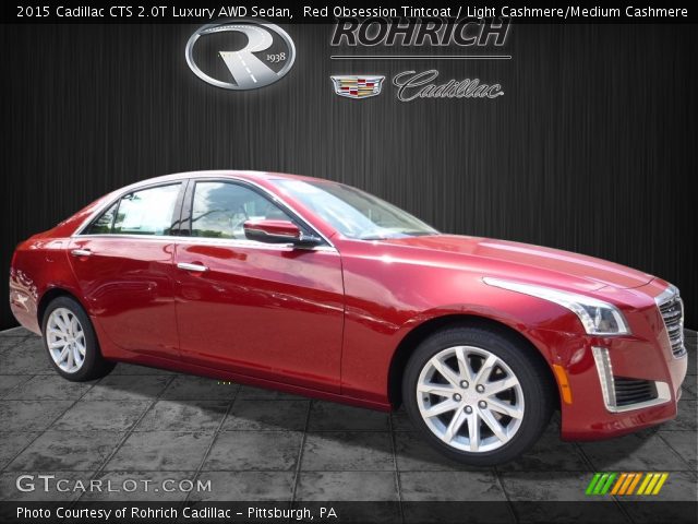 2015 Cadillac CTS 2.0T Luxury AWD Sedan in Red Obsession Tintcoat