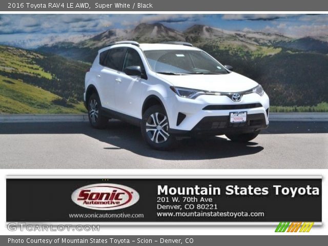 2016 Toyota RAV4 LE AWD in Super White