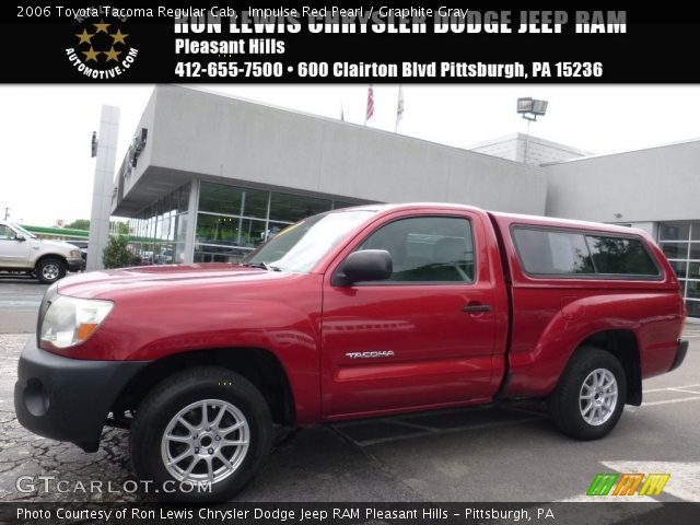 2006 Toyota Tacoma Regular Cab in Impulse Red Pearl