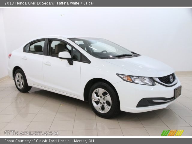 2013 Honda Civic LX Sedan in Taffeta White
