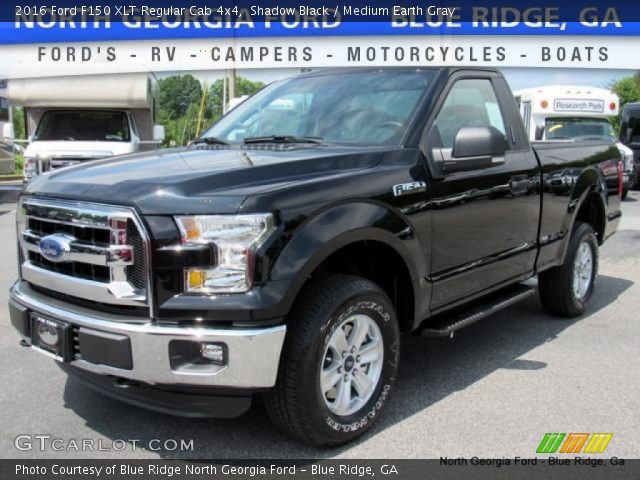 2016 Ford F150 XLT Regular Cab 4x4 in Shadow Black