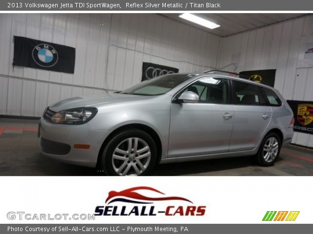 2013 Volkswagen Jetta TDI SportWagen in Reflex Silver Metallic