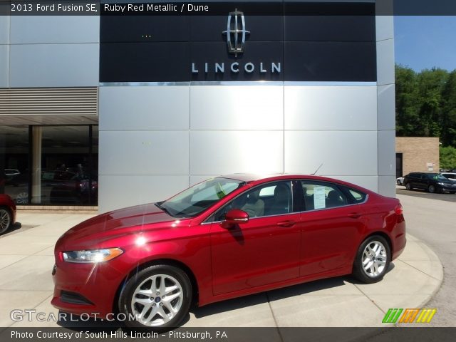 2013 Ford Fusion SE in Ruby Red Metallic