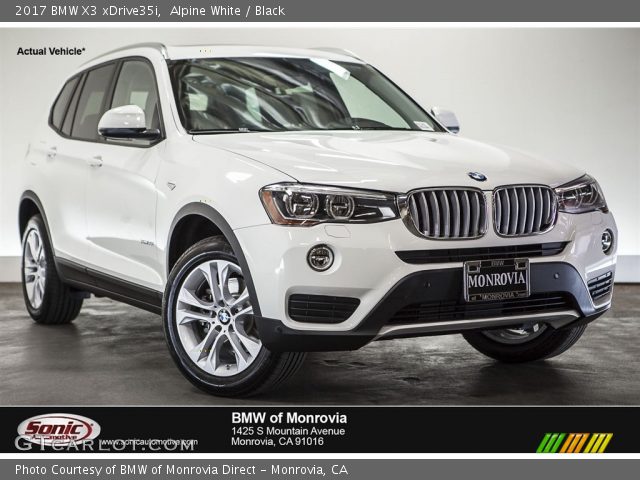 2017 BMW X3 xDrive35i in Alpine White