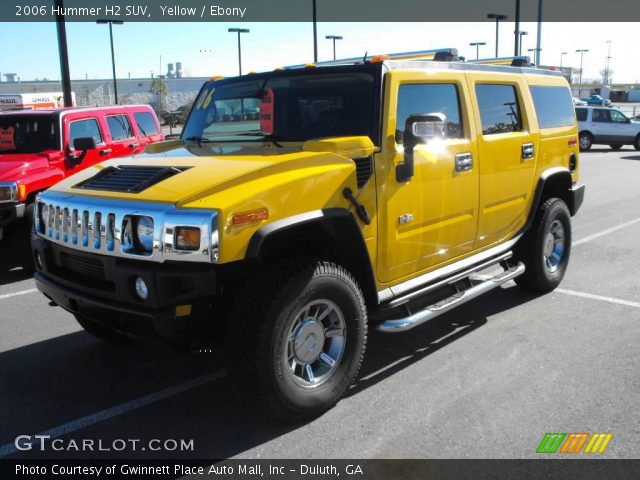 2006 Hummer H2 SUV in Yellow