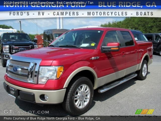 2010 Ford F150 Lariat SuperCrew in Red Candy Metallic