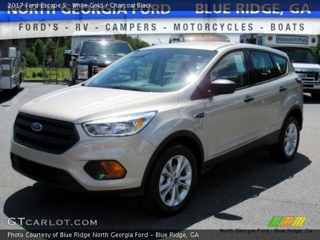 2017 Ford Escape S in White Gold