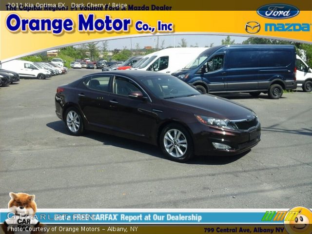 2011 Kia Optima EX in Dark Cherry