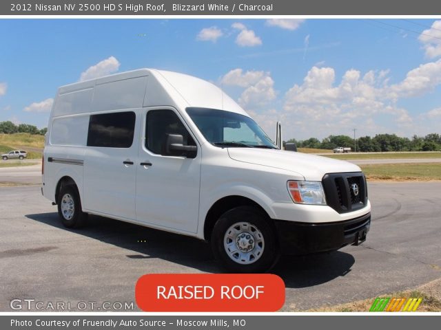 2012 Nissan NV 2500 HD S High Roof in Blizzard White