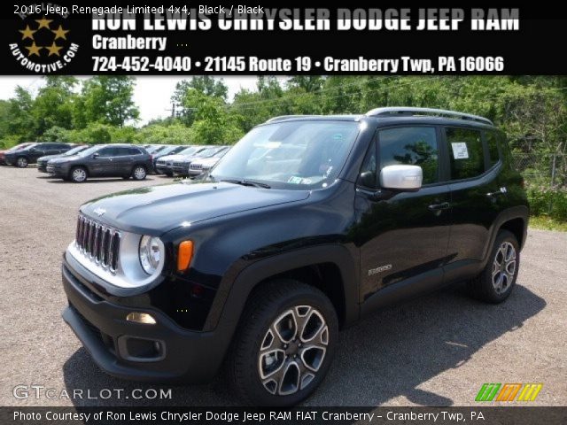 2016 Jeep Renegade Limited 4x4 in Black