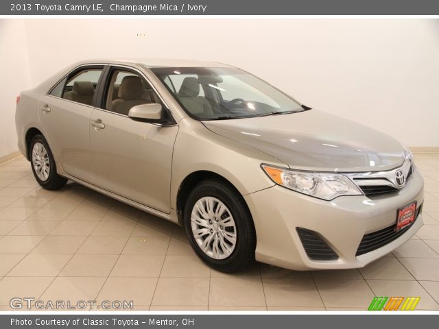 2013 Toyota Camry LE in Champagne Mica