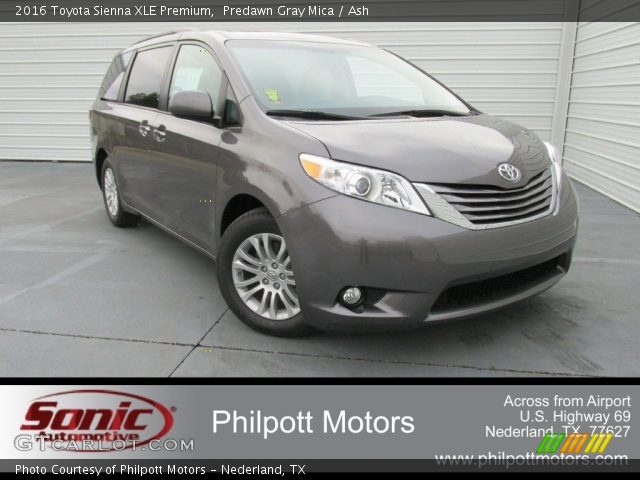 2016 Toyota Sienna XLE Premium in Predawn Gray Mica