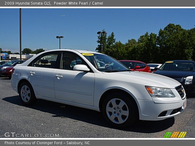2009 Hyundai Sonata GLS in Powder White Pearl