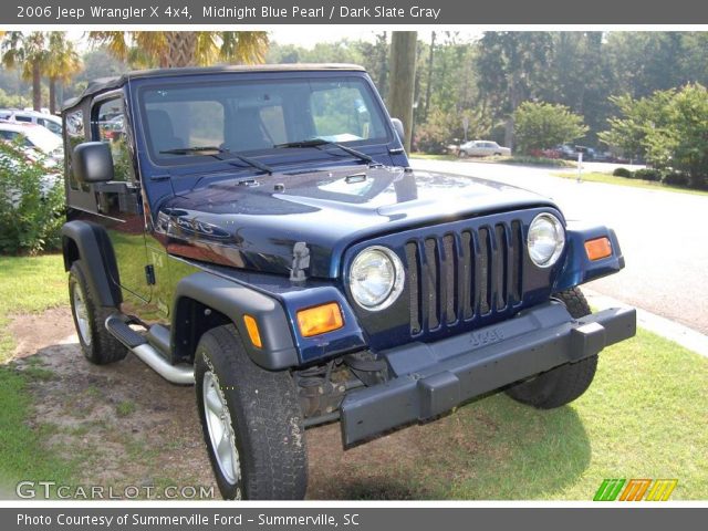 2006 Jeep Wrangler X 4x4 in Midnight Blue Pearl
