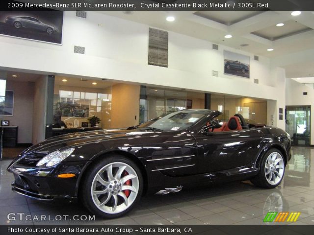 2009 Mercedes-Benz SLR McLaren Roadster in Crystal Cassiterite Black Metallic