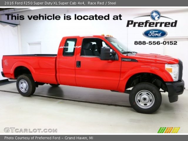 2016 Ford F250 Super Duty XL Super Cab 4x4 in Race Red