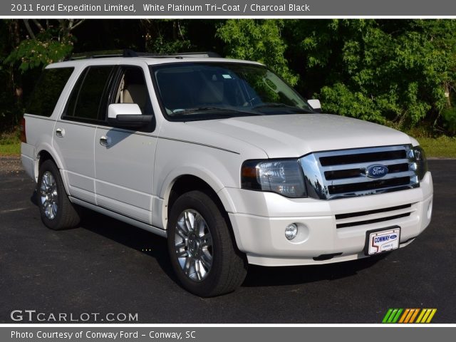 2011 Ford Expedition Limited in White Platinum Tri-Coat