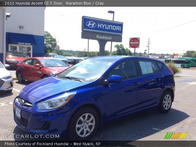2013 Hyundai Accent GS 5 Door in Marathon Blue