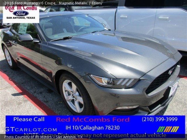2016 Ford Mustang V6 Coupe in Magnetic Metallic
