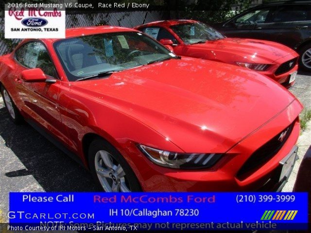 2016 Ford Mustang V6 Coupe in Race Red